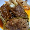 プクプクちゃん☆'s cooksnap of when they made フライパンでソースまで！ピーマンの肉詰め.