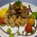 辰夫女子's cooksnap of when they made 病みつき！牛肉のガーリックチャーハン.