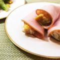 horseland's cooksnap of when they made お弁当に！かぼちゃサラダをハムで巻くだけ.