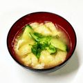 にきけん's cooksnap of when they made 母の味♬きゅうりと油揚げの味噌汁.