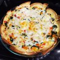 Chiiizcake's cooksnap of when they made 簡単！食パンでほうれん草のキッシュ.