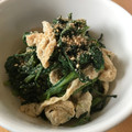 ユミちゃん3's cooksnap of when they made 春菊と油揚げの辛子和え.