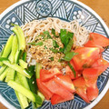 ちゃむさ's cooksnap of when they made トマトと納豆と大葉のぶっかけ蕎麦.