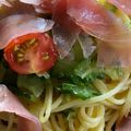 まめとはむ's cooksnap of when they made ゴーヤと生ハムの夏パスタ☆.