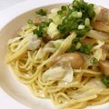 しげその's cooksnap of when they made キャベツとウインナーの白だし和風パスタ.