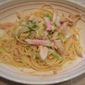 あおちゃん＆まめ's cooksnap of when they made キャベツとツナの簡単パスタ☆.