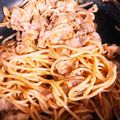 yokyomami's cooksnap of when they made 豚キムチ焼きそば.