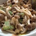 向日葵くっく's cooksnap of when they made オクラ、ネギ、シメジの味噌和え.