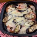 ぽーみゅー's cooksnap of when they made 夏野菜☆なすとトマトのチーズ焼き.