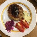 きじとら☆'s cooksnap of when they made 簡単・野菜混ぜ込み おからハンバーグ.