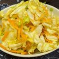 ゆけり３兄弟's cooksnap of when they made キャベツの生姜風味浅漬け.