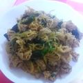 へななん's cooksnap of when they made 簡単豚肉こんにゃく小松菜すき焼き風炒め煮.