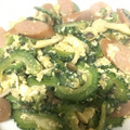 あきプー☆'s cooksnap of when they made ゴーヤとちくわの卵とじ.