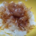 お菓子好きな中学生's cooksnap of when they made ねこまんまに梅干しON！梅おかかごはん.