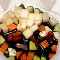 山田のぴーちゃん's cooksnap of when they made 加熱なし！混ぜて漬けるだけの黒酢ピクルス.