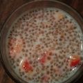 inLondon's cooksnap of when they made 小粒イチゴで♪チアシード入りイチゴミルク.
