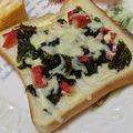 ゆけり３兄弟's cooksnap of when they made カニカマ・海苔・チー✿トースト.