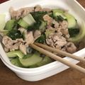 クックZ8J4H4☆'s cooksnap of when they made 簡単　チンゲン菜と豚肉の炒め物.