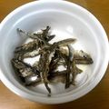 見習いこひつじ's cooksnap of when they made 煮干いりこ だしがらのオリーブオイル炒め.