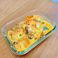 makopi_31's cooksnap of when they made レンジで簡単♪さば缶しめじのキムチ卵とじ.