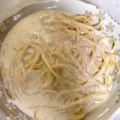 お母さんはおこり虫's cooksnap of when they made ビシソワーズ風！ジャガイモの冷製パスタ.