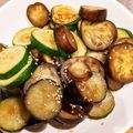 リトルチェリー's cooksnap of when they made ズッキーニと茄子のニンニクポン酢炒め ☆.