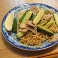 やまちゃんクッキング's cooksnap of when they made きゅうりと豚バラの上海風焼きそば.