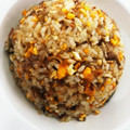 minami飯's cooksnap of when they made ザーサイと卵のおかか炒飯.