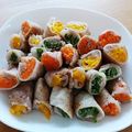 ガラクタコウカ。's cooksnap of when they made カラフル野菜の肉巻き♪お弁当にもグ〜♡.