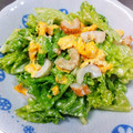 ちょこ☆1205☆'s cooksnap of when they made 玉子とちくわの和風レタスサラダ.