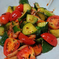 だいたいぶ's cooksnap of when they made きゅうりとトマトのキムチ和え.