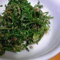 ユーロン's cooksnap of when they made せりのごまあえ.