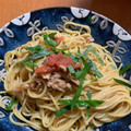クック432DNO☆'s cooksnap of when they made 大葉とツナの☆和風パスタ 梅肉添え.