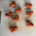 栗丸うさぎ's cooksnap of when they made BBQ☆ハートのウインナー.