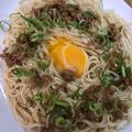 ゆうともままっち's cooksnap of when they made ひとりランチ★とりそぼろでそうめん！.