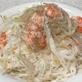 yummy?'s cooksnap of when they made もやしとえびのレモン塩そうめん.