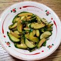 ポニーリボン's cooksnap of when they made キュウリのきんぴら.