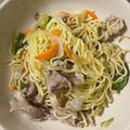 よーよー1970's cooksnap of when they made あっさり！塩焼きそば.