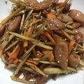 あきプー☆'s cooksnap of when they made 簡単♪ウインナー入りごぼうのきんぴら.