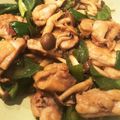 chuuta☆'s cooksnap of when they made 鶏肉、しめじ、ピーマンのマヨ醤油炒め.