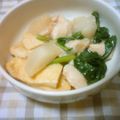 マリじゃん's cooksnap of when they made かぶ・あげ・鶏肉の煮物.