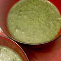 1035's cooksnap of when they made モロヘイヤの冷製スープ〜みそ仕立て〜.