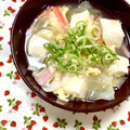 ふたごゆき's cooksnap of when they made カニかまとキャベツの簡単すまし汁！.