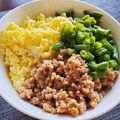ニモニモ♡'s cooksnap of when they made 簡単美味♪♪２色そぼろご飯.