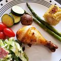 ニモニモ♡'s cooksnap of when they made テリヤキチキンレッグ＊骨付き鶏の照り焼き.