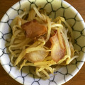 ねんたぁ's cooksnap of when they made もやしとベーコンのニンニク黒胡椒炒め！.