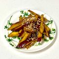 にきけん's cooksnap of when they made さつまいものバター醤油.