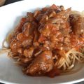 OGURaAnKo's cooksnap of when they made 牛すじのラグーソースパスタ.