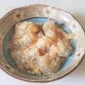nana_tenjo's cooksnap of when they made 【レンジで簡単おやつ】片栗粉でわらび餅.