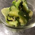 MariNellie's cooksnap of when they made きゅうり塩昆布和え.